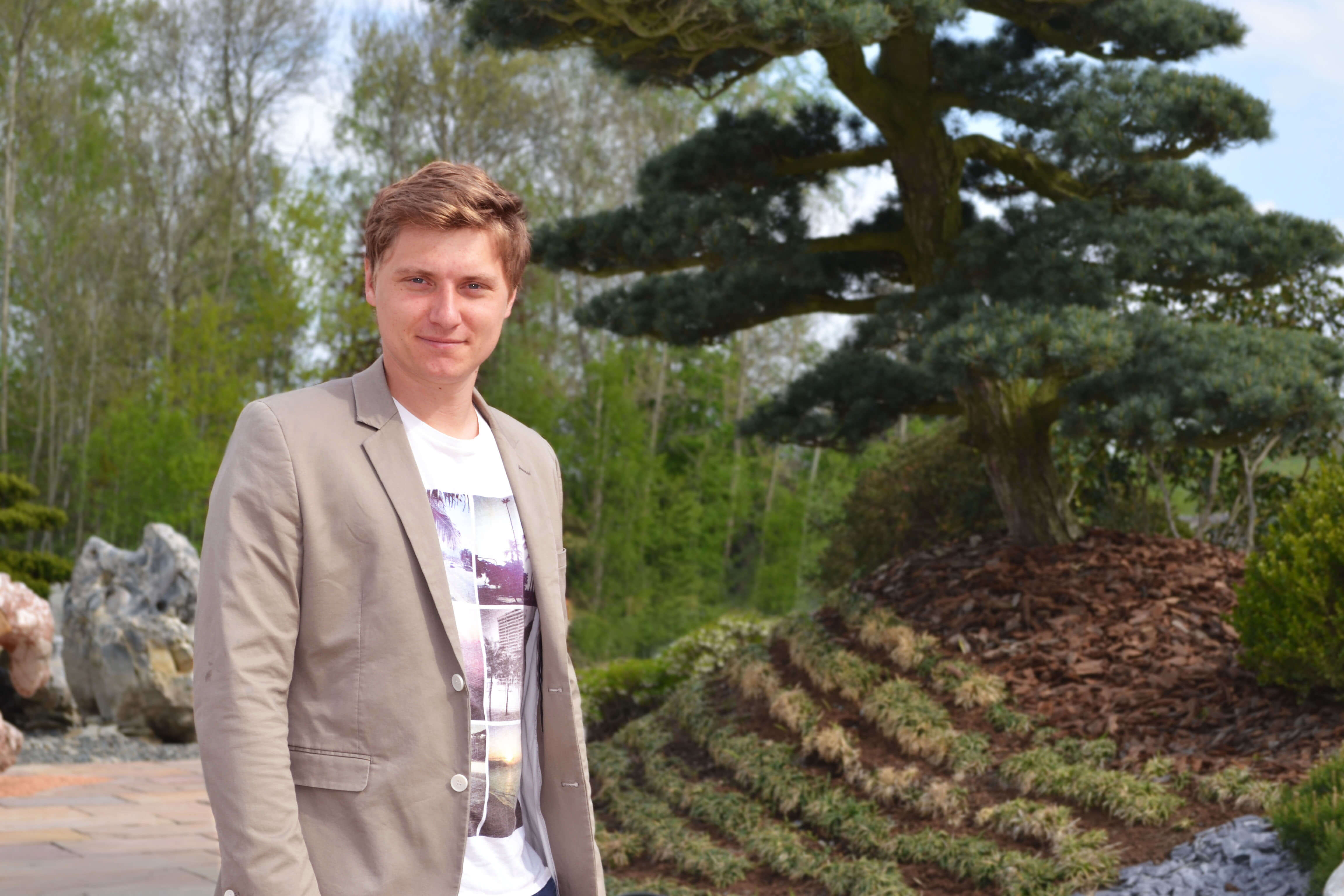 Bc. Michal Hrtus, expert na přírodní kámen a zahradní architekturu ze společnosti Kameny.cz